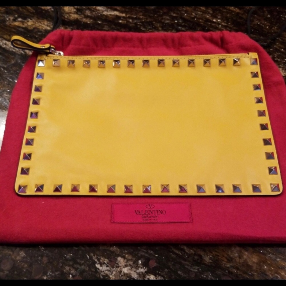 Valentino Rockstud Clutch